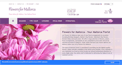 Desktop Screenshot of flowers4mallorca.com